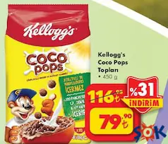 KELLOGG'S COCO POPS TOPLARI 450 G KELLOGG'S COCO POPS TOPLARI 450 G